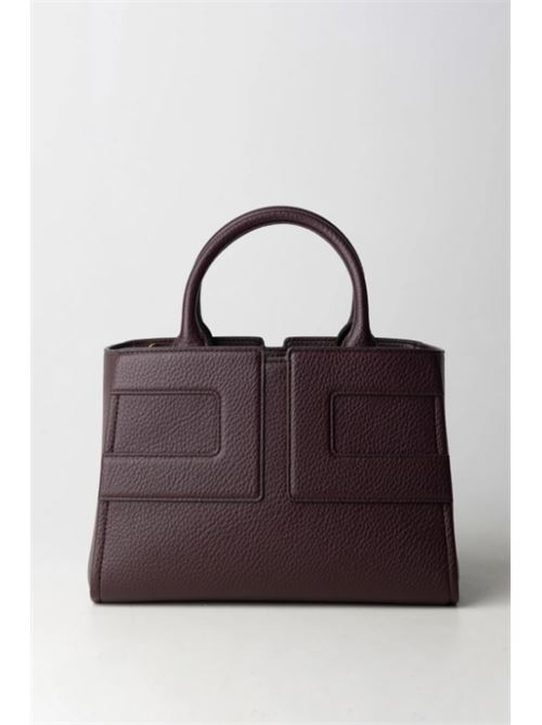 MAXI LOGO BAG ELISABETTA FRANCHI | BS35A56E2EA4 Merlot